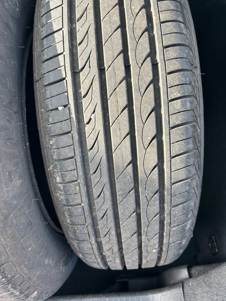 STEEL WHEELS 4x100 WITH MINT TYRES