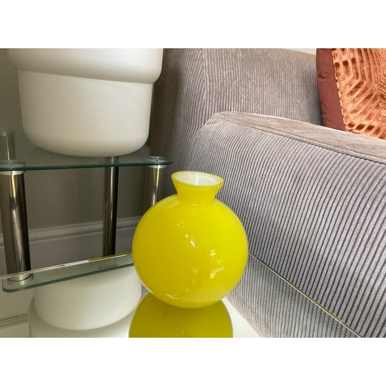 Small yellow vase 