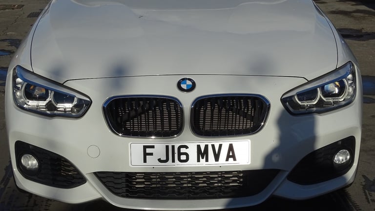 BMW 1 SERIES White Auto Petrol 2016 m sport red leather