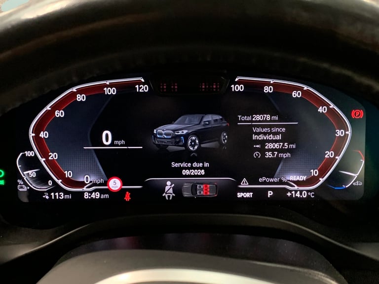 2022 BMW iX3 80kWh M Sport Pro SUV 5dr Electric Auto (286 ps) - ADAPT CRUISE - PARK ASSI Suv Elec...