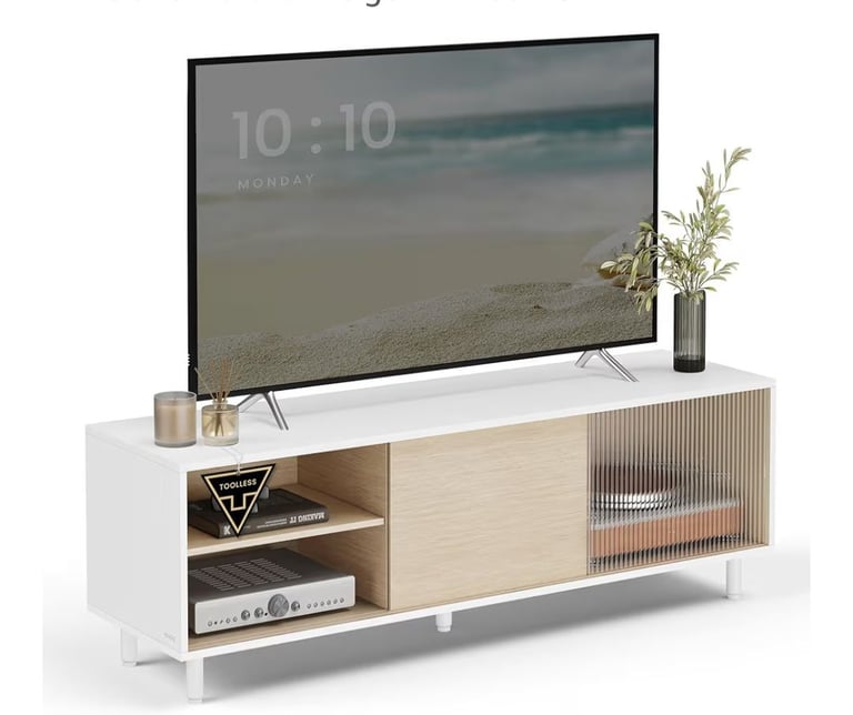 image for Tv Stand For Up To 60 Inch Tv white