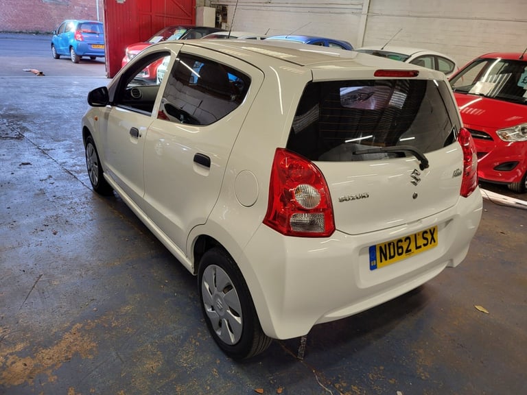 WHITE SUZUKI ALTO 1.0 SZ ONLY 55000 MILES CHEAP TAX CHEAP INS 2 KEYS 2013 62 REG
