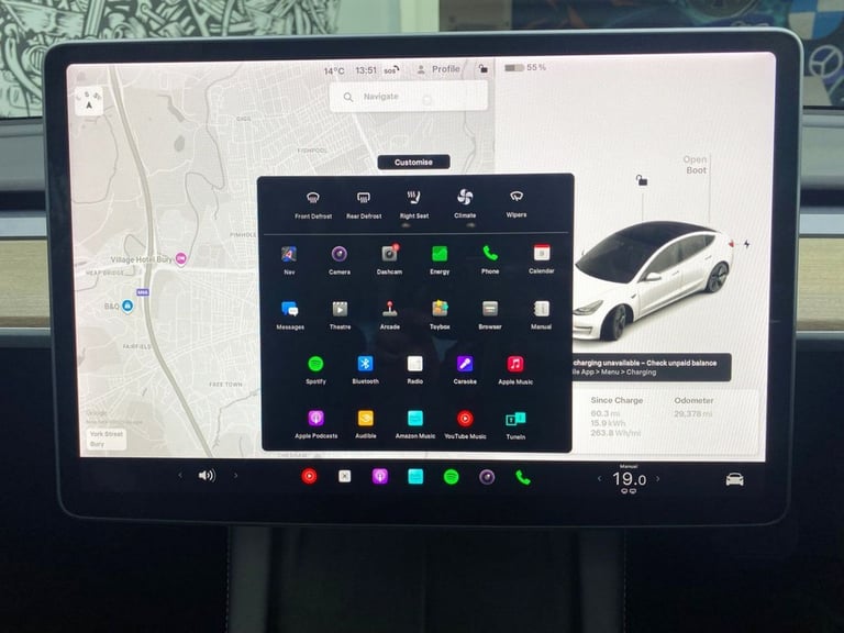 2021 Tesla Model 3 Standard Range Plus Saloon 4dr Electric Auto RWD (241 bhp) Saloon ELECTRIC Aut...