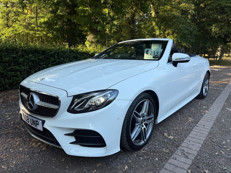 2018 Mercedes-Benz E-Class E220d AMG Line 2dr 9G-Tronic CONVERTIBLE Diesel Automatic