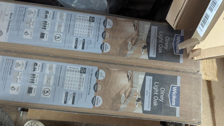 Herringbone Laminate Flooring from Wickes 