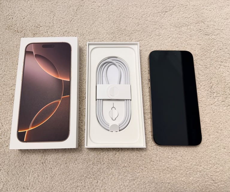 image for As New iPhone 16 Pro Max Desert Titanium 256GB