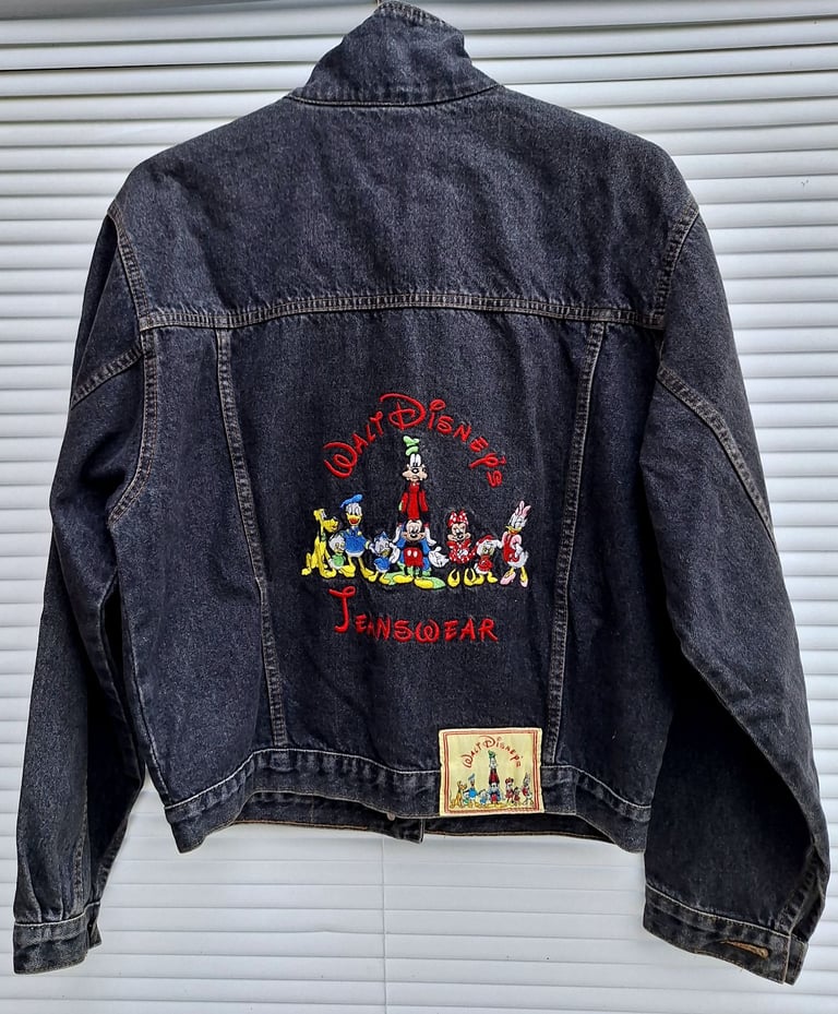 image for DISNEY DENIM EMBROIDERED JACKET Size 14