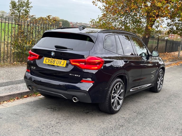 2018 68 BMW X3 2.0 20D M SPORT SUV 5DR DIESEL AUTO XDRIVE EURO 6 (S/S) (190 PS) 