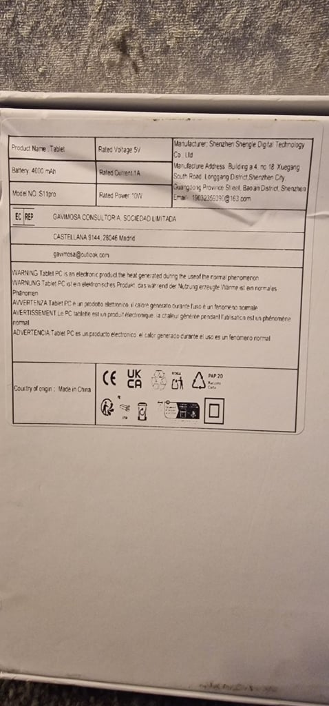 10inch andriod tablet +accessories 