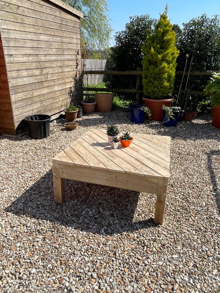 handmade upcycled pallet wood table 