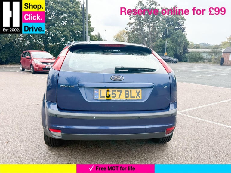 2007 Ford Focus 1.6 LX 5dr HATCHBACK PETROL Manual