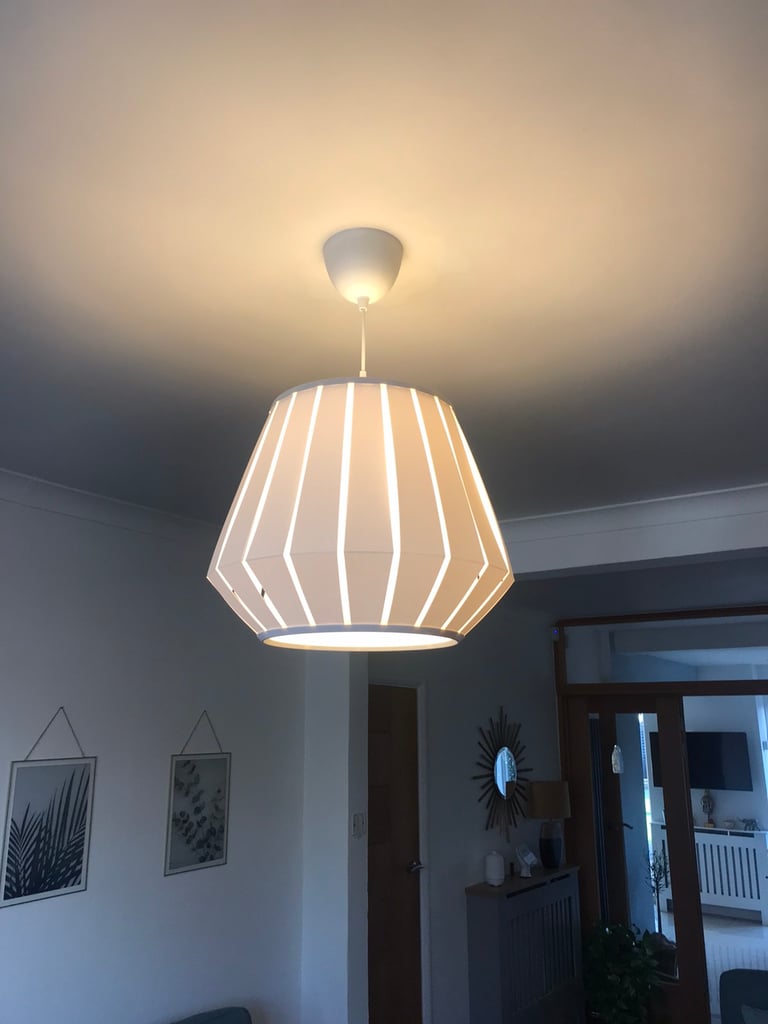 2 x IKEA LAKHEDEN lamp shades (white) | in Oadby, Leicestershire | Gumtree