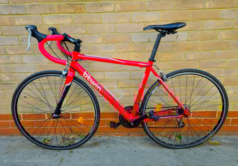 B'twin triban 3 carbon fibre road bike 54cm21 