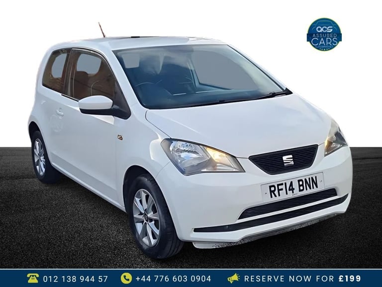 2014 14 SEAT MII 1.0 TOCA 3D 59 BHP