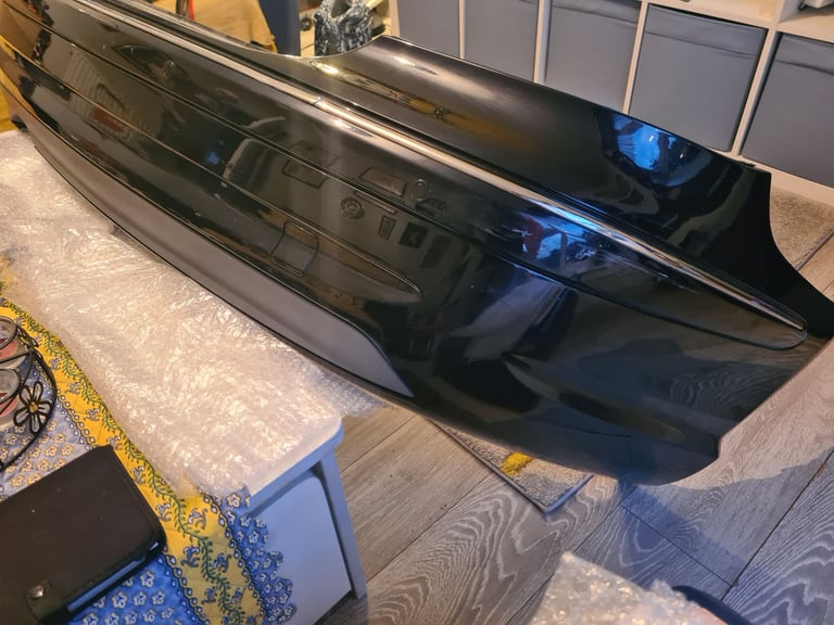 Dark blue rear bumper for mercedes clk