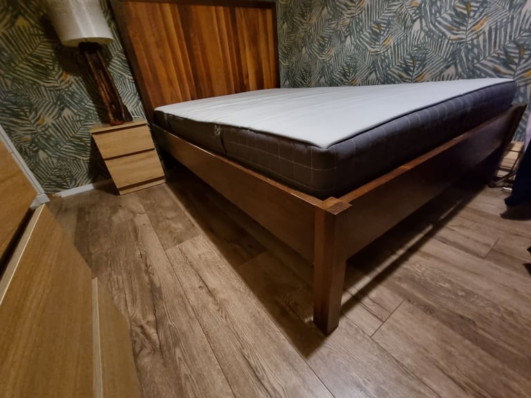 Double bed with Ikea mattress