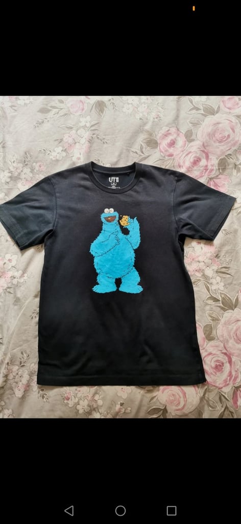 Cp jumper and kaws cookie monster tshirt