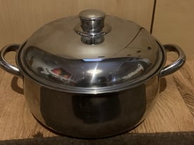 image for Large Stainless Steel Pan