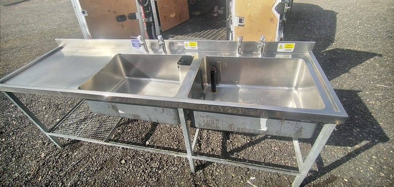 Catering equipment commercial stainless steel single sink restaurant kitchen trailer items 
