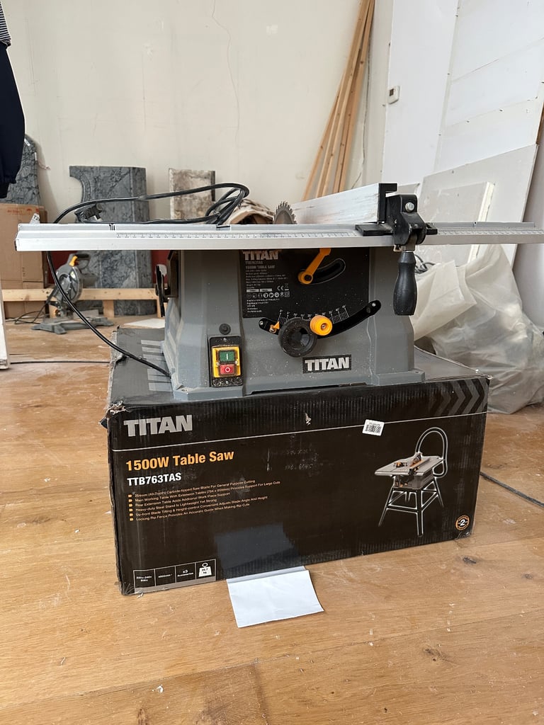 Titan MSTS1500-A 254mm Electric Table Saw 240V – £50