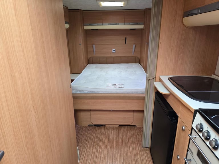 NOW SOLD 2009 Adria Adora 612DP 4 Berth Fixed Island Bed Caravan, Awning