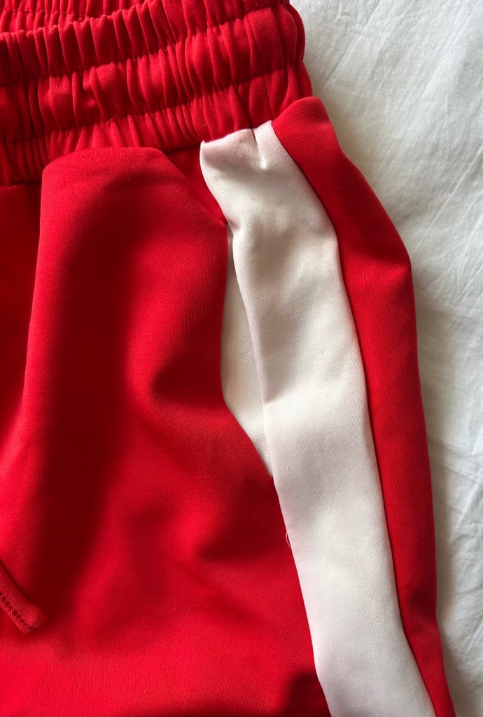 Glamorous red/white wide leg trouser size uk 10 