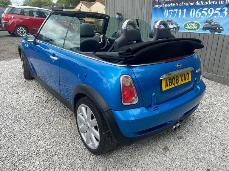 2008 MINI Convertible 1.6 Cooper S Euro 4 2dr CONVERTIBLE Petrol Manual