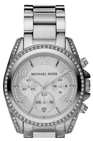 image for Michael Kors > All Stainless Steel Watch (MK-5165) > Link & Battery needed