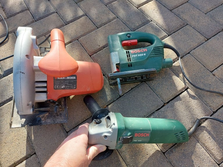 image for Power tool bundle angle grinder, circular saw and jigsaw