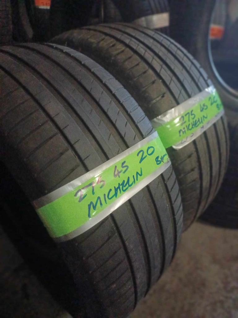 275 45 20 Michelin Matching pair Only 140 fitted and balanced open 7 days
