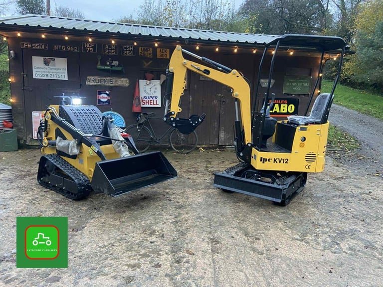 PACKAGE DEAL NEW 2025 1 Ton MINI DIGGER & MICRO LOADER UN-USED SEE VIDEO