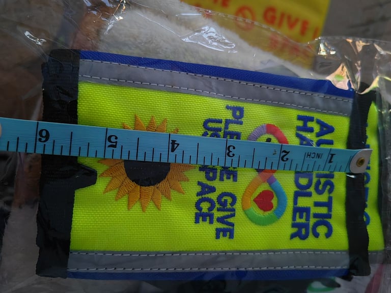 Autism assistance dog custom made vest xs 