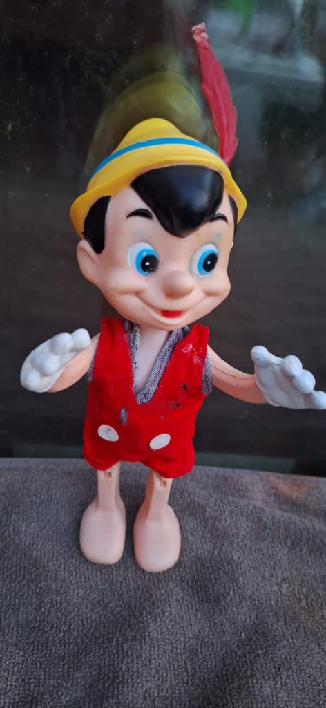 image for Vintage Collectable Disney Pinoccio Plastic Toy