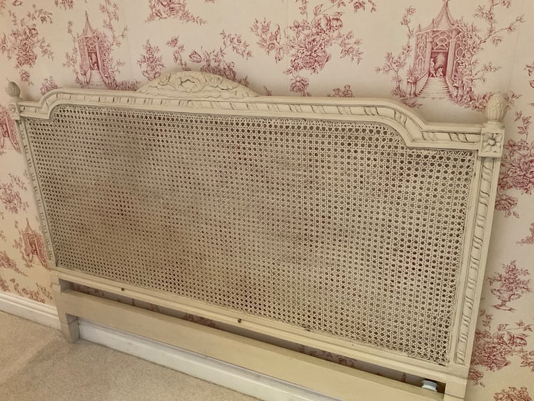 image for French style painted wood headboard 