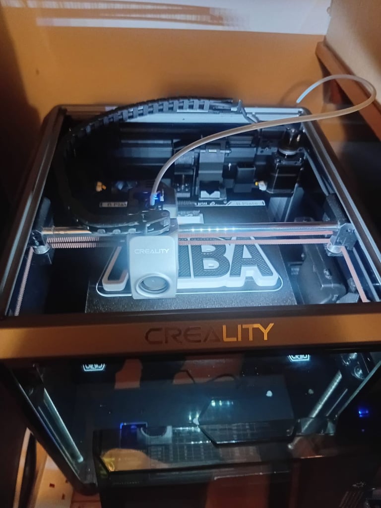 Creality K1 3D printer with CFS multicolour Upgrade Accessory Kit installed - (no CFS unit included)