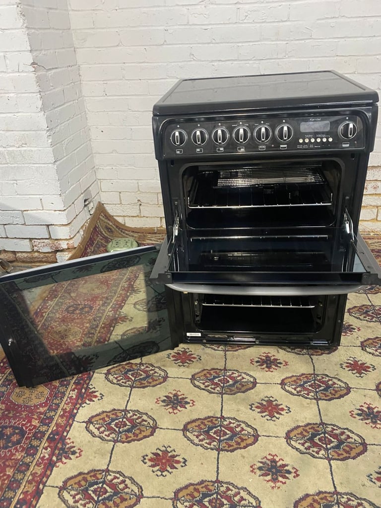 Beautiful 60CM Cannon Black Electric Cooker With Dual Grill/Oven For Sale