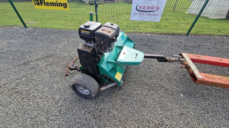 Quad atv petrol scarifier / flail mower farm stables tractor 