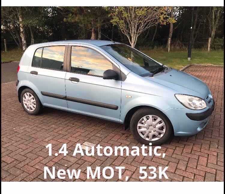 Hyundai GETZ 1,4 Automatic, New MOT, 53K