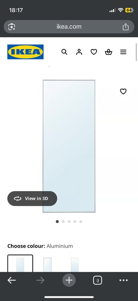 XL Mirror Ikea Hovet