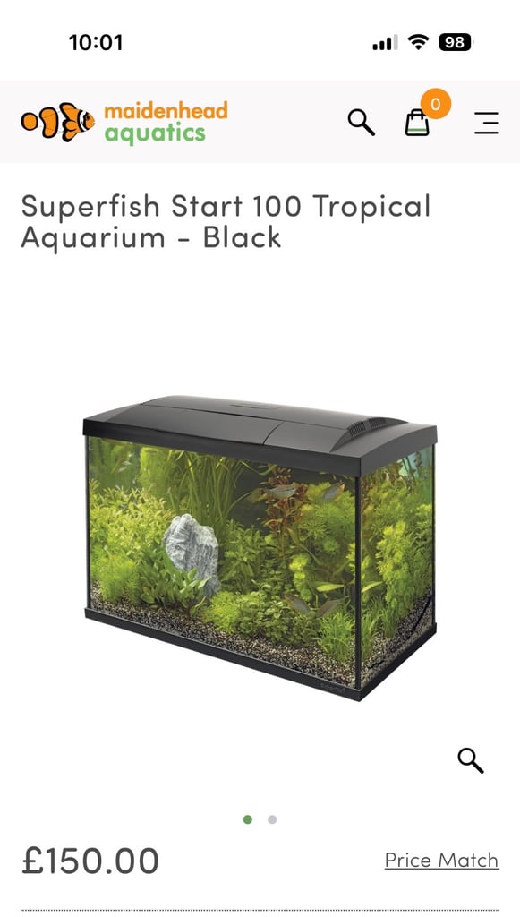 Tropical fish tank