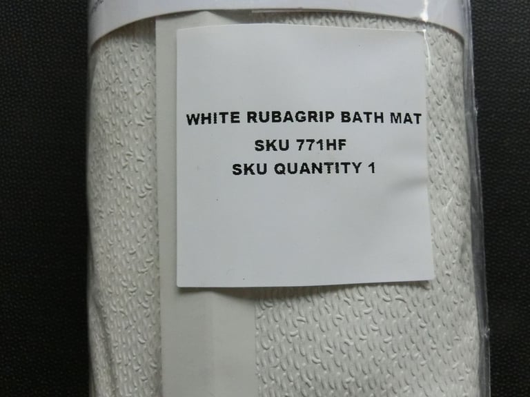 Croydex Large Rubagrip Bath Mat - 37 x 90cm - Ascot Berks