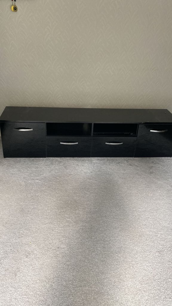 Like new tv stand 75inch tv 