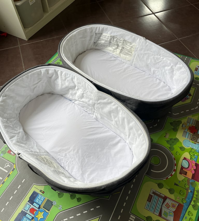 ICANDY ORANGE TWIN - DARK SLATE MARL PHANTOM TRAVEL SYSTEM - TWINS / TWO CHILDREN