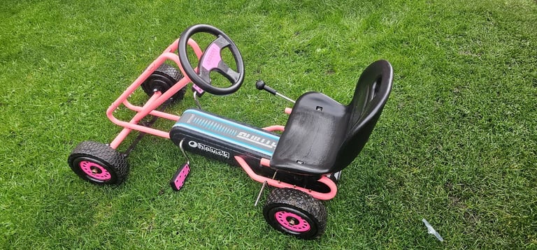 Hauck Pink Lightning Kids Go-Kart
