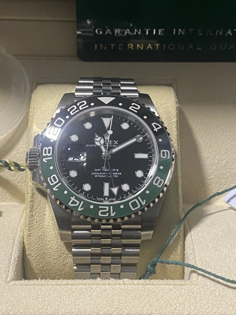 2024 Rolex GMTMaster II Sprite Authenticity Guarantee £8590