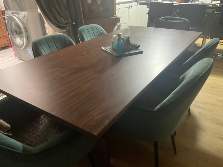 image for Table and six chairs 