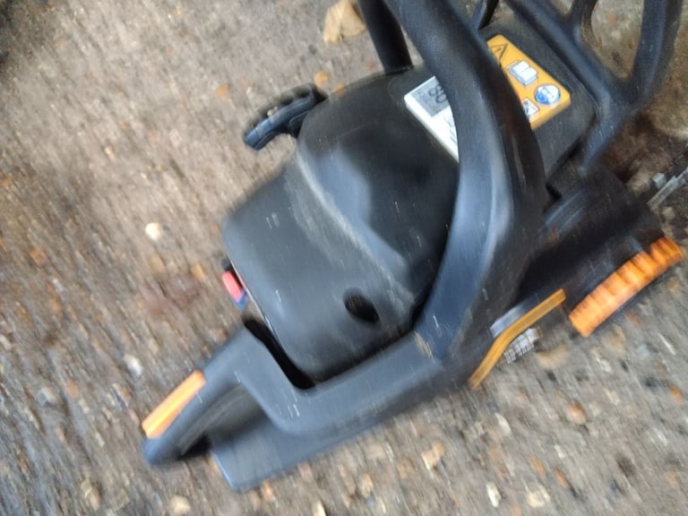 image for Petrol chainsaw with safety brake and chain guard good condition good working order 