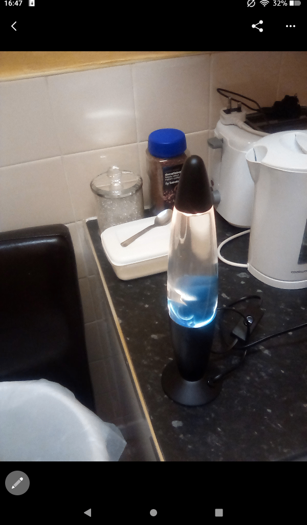 image for Blue lava lamp