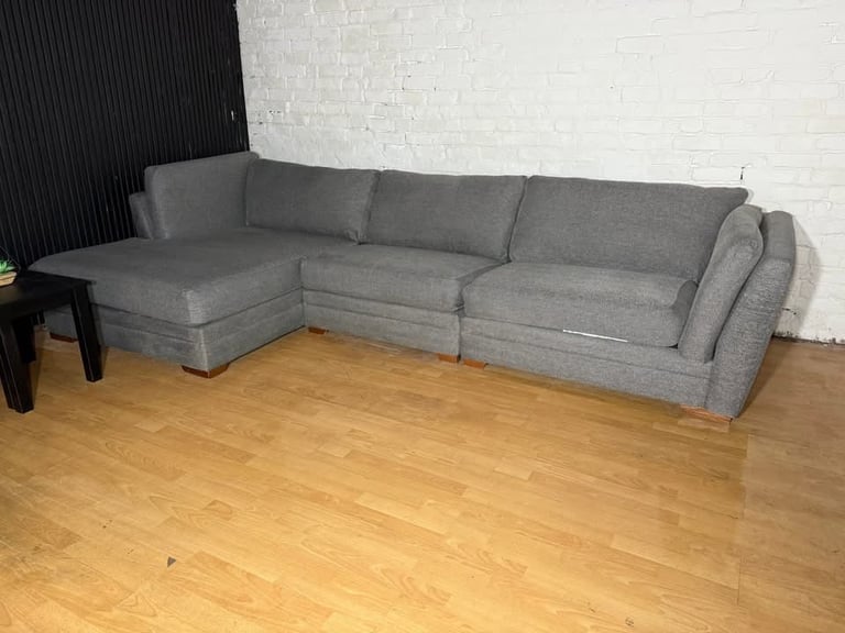 DFS Ada Large Grey Corner Sofa FREE SAME/NEXT DAY DELIVERY