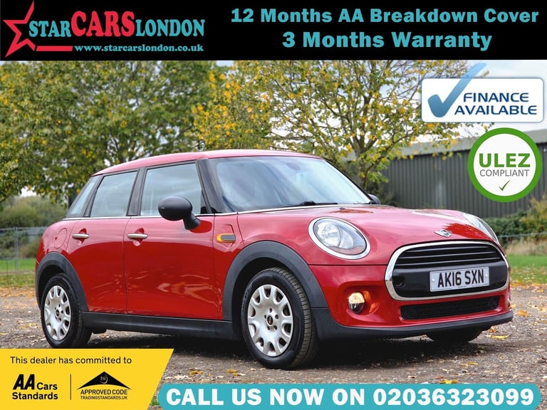2016 MINI Hatch 1.2 One Auto Euro 6 (s/s) 5dr HATCHBACK Petrol Automatic